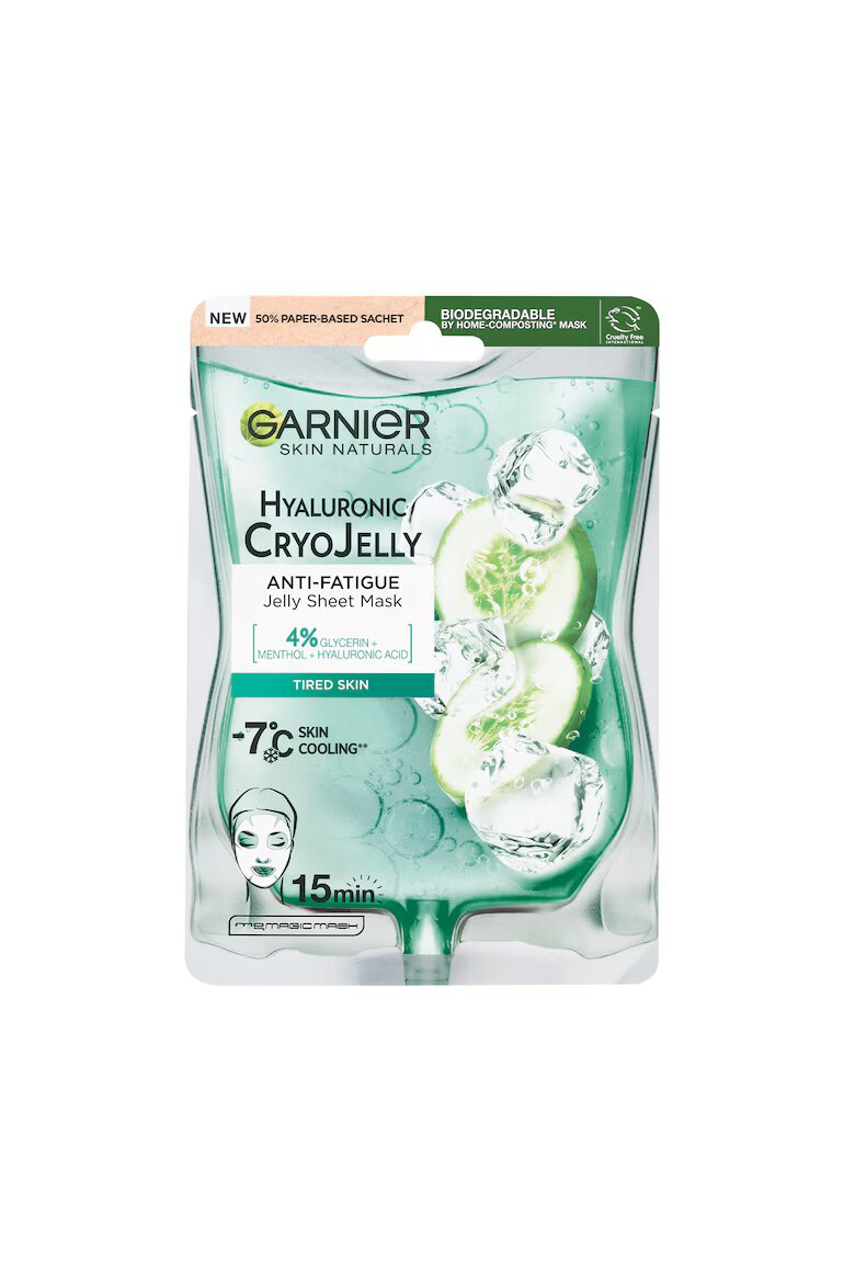 Garnier Хидратираща маска за лице Skin Naturals Cryo Jelly С охлаждащ ефект 27 гр