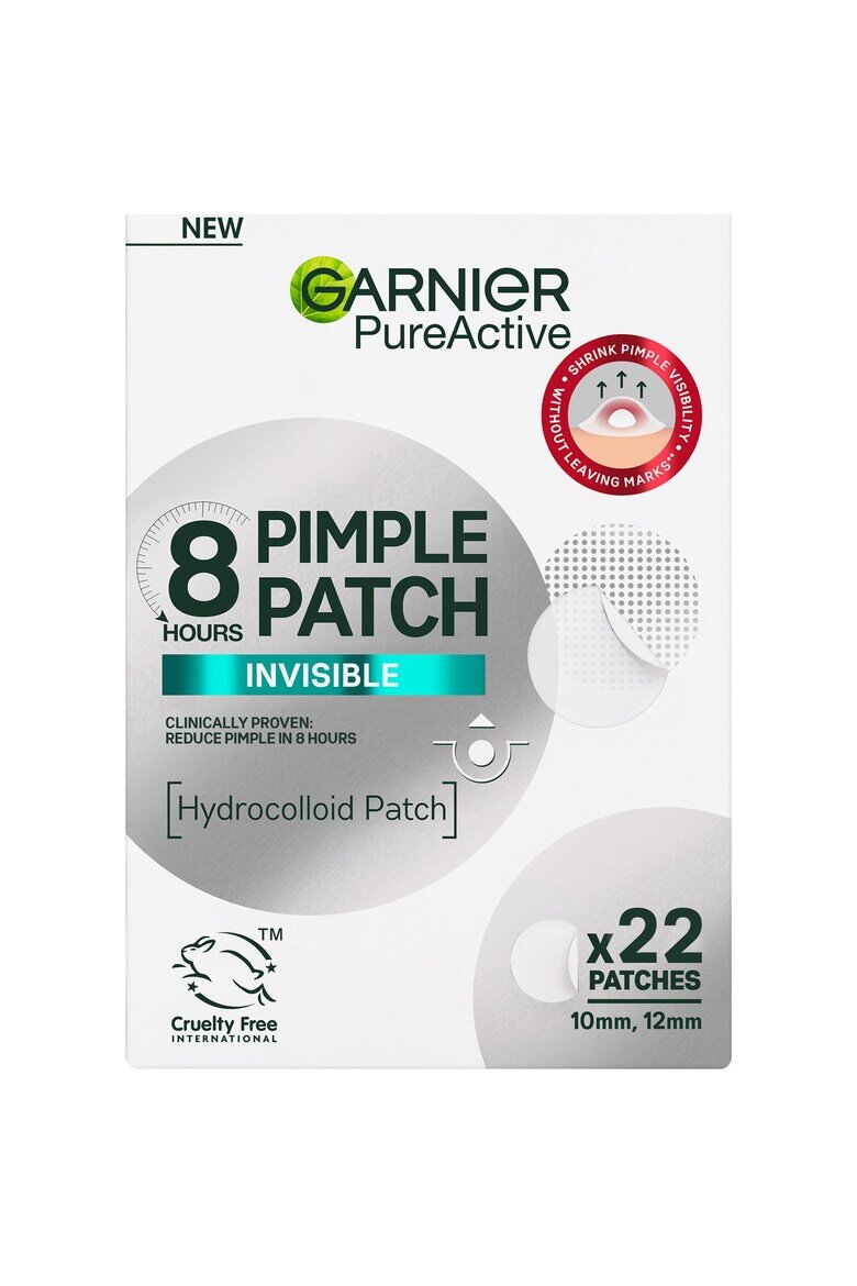Garnier Лепенки за пъпки Pure Active Невидими 22 броя