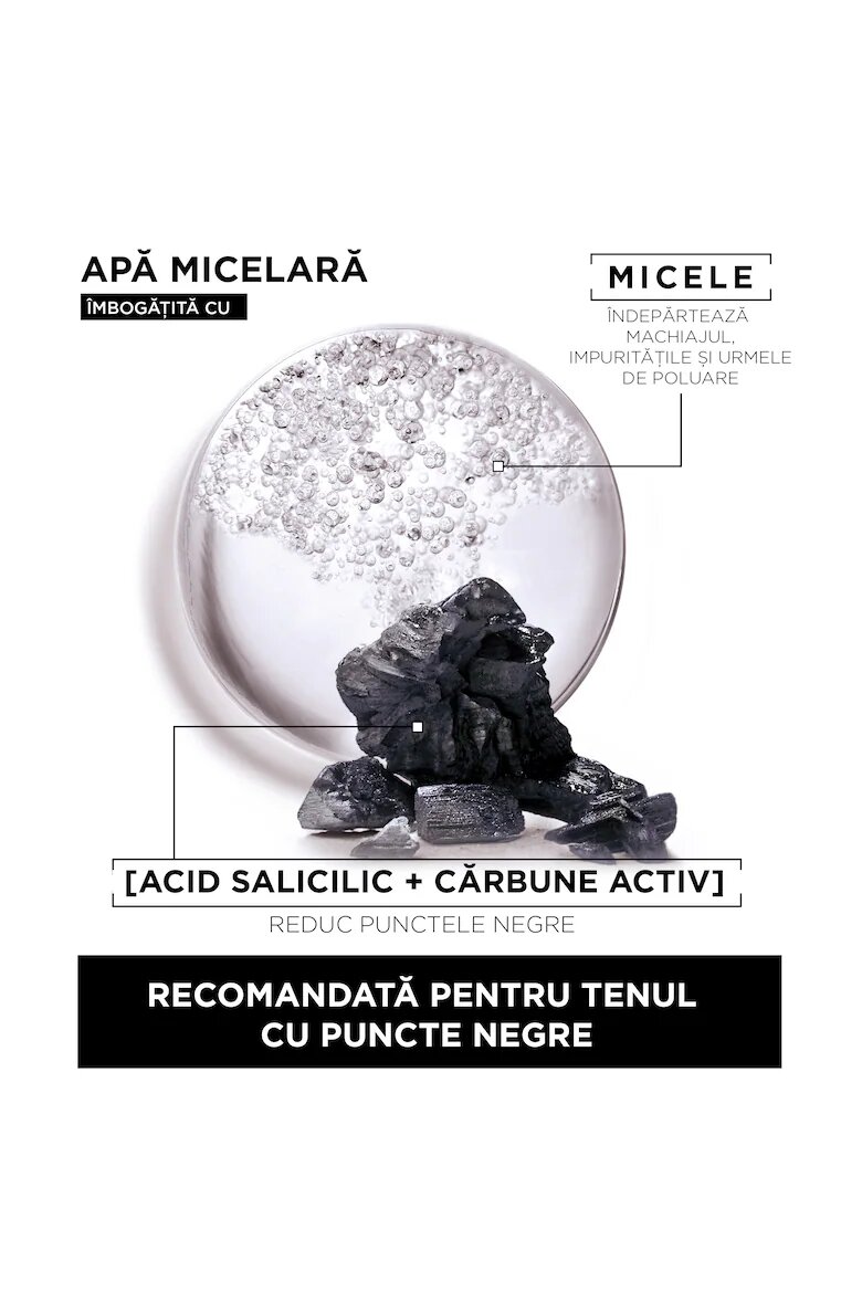 Garnier Мицеларна вода Pure Active Jelly с активен въглен 400 мл