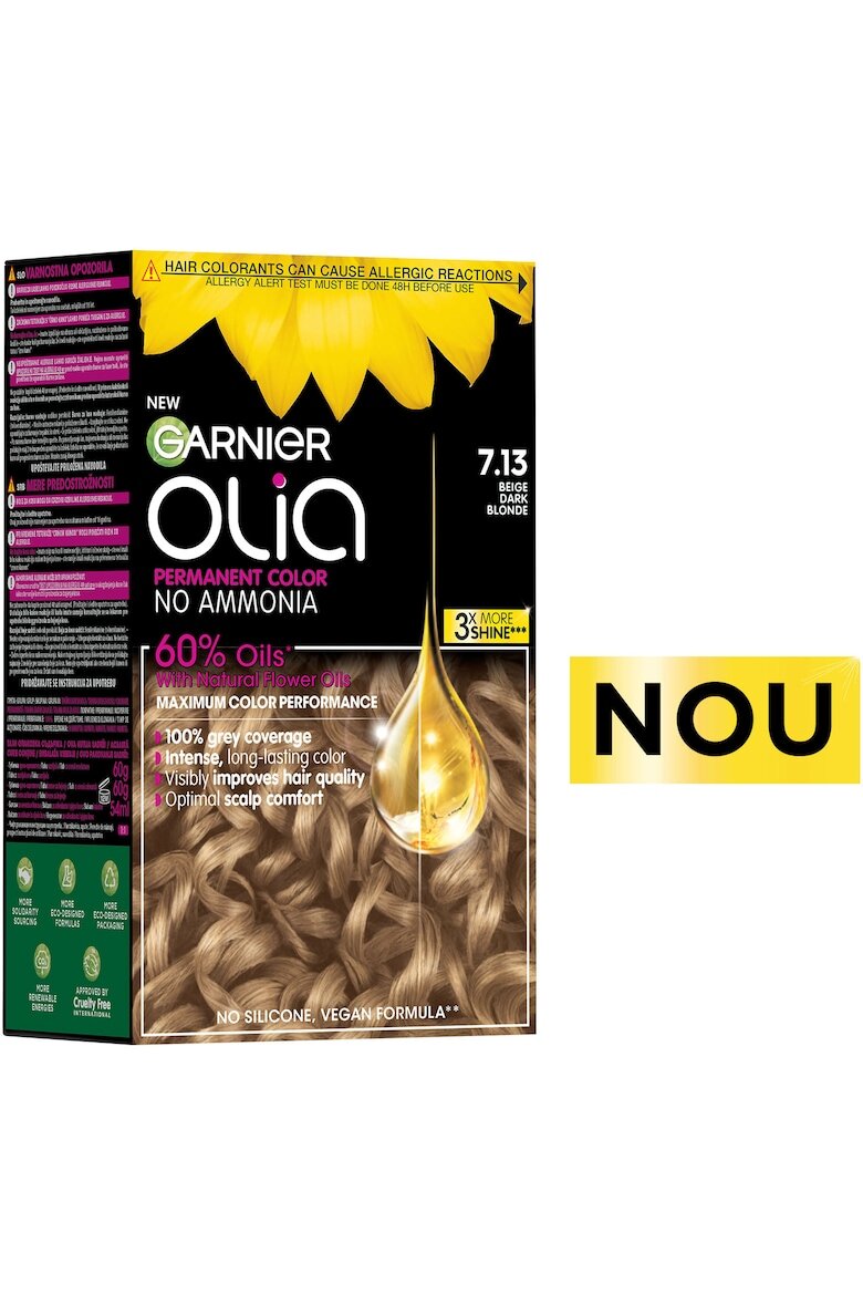 Garnier Перманентна боя за коса без амоняк Olia 174 мл Beige Dark Blonde