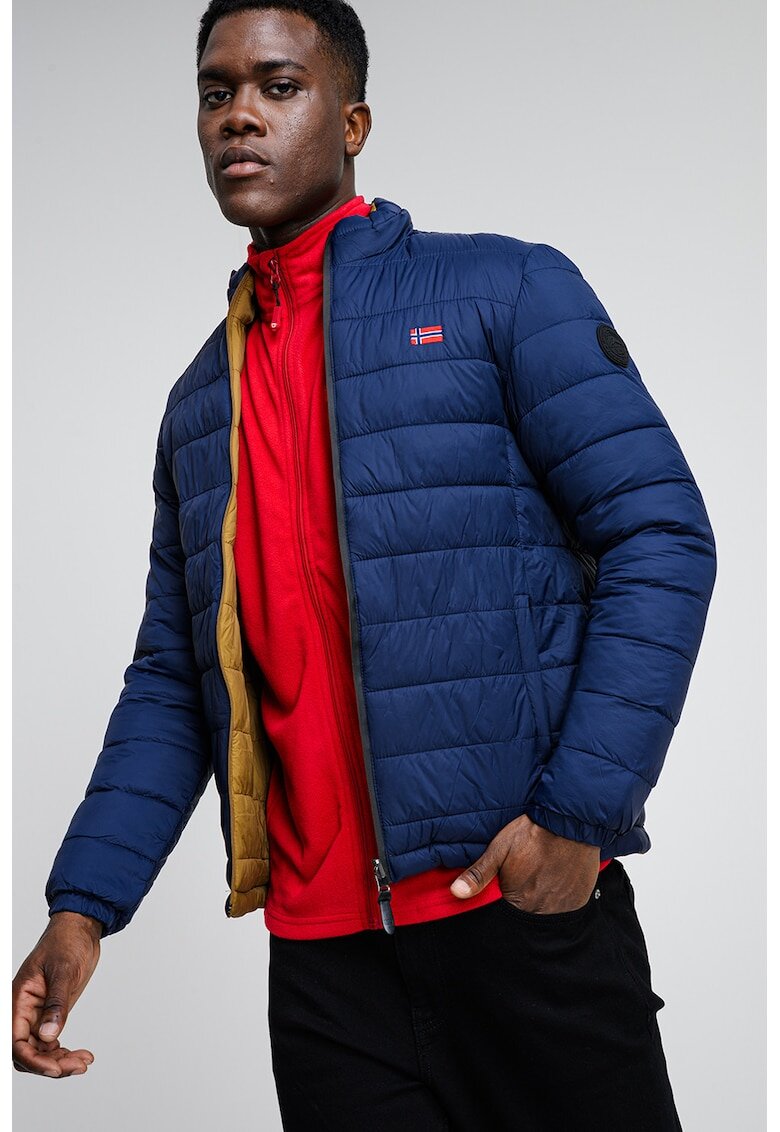 Geographical Norway Двулицево зимно яке California - Тъмносин