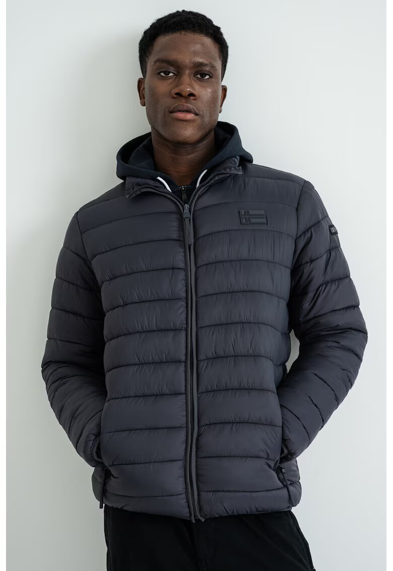 Geographical Norway Капитонирано зимно яке Amichoko - Tъмносив