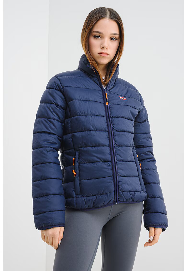 Geographical Norway Капитонирано зимно яке Atikolor - Тъмносин