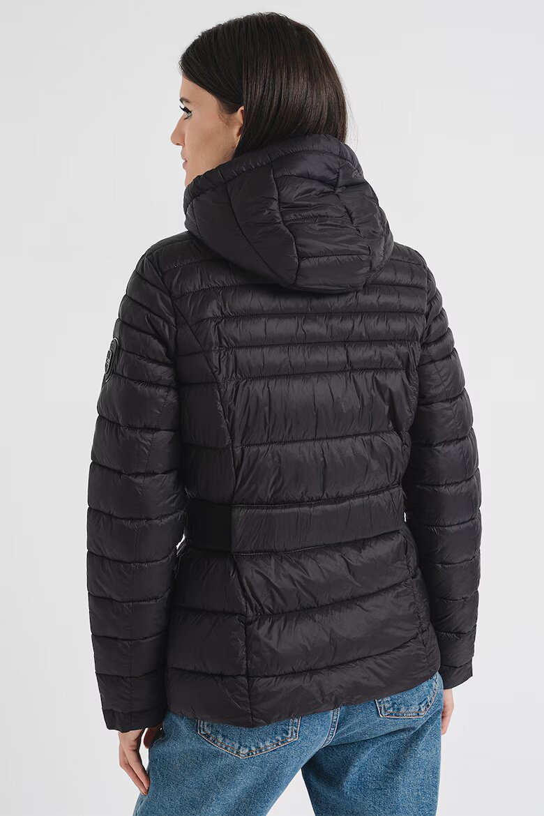 Geographical Norway Капитонирано зимно яке Beya с лого Черен
