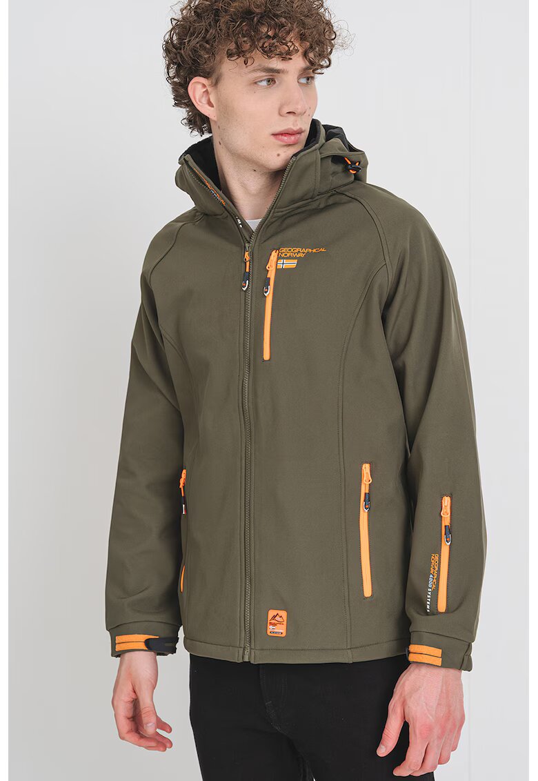 Geographical Norway Непромокаемо яке Ritchone с отделяща се качулка - Каки