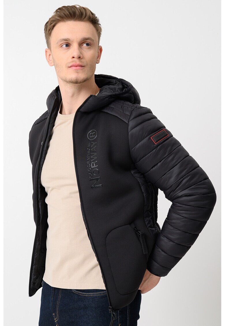 Geographical Norway Подплатено зимно яке Briwood - Черен