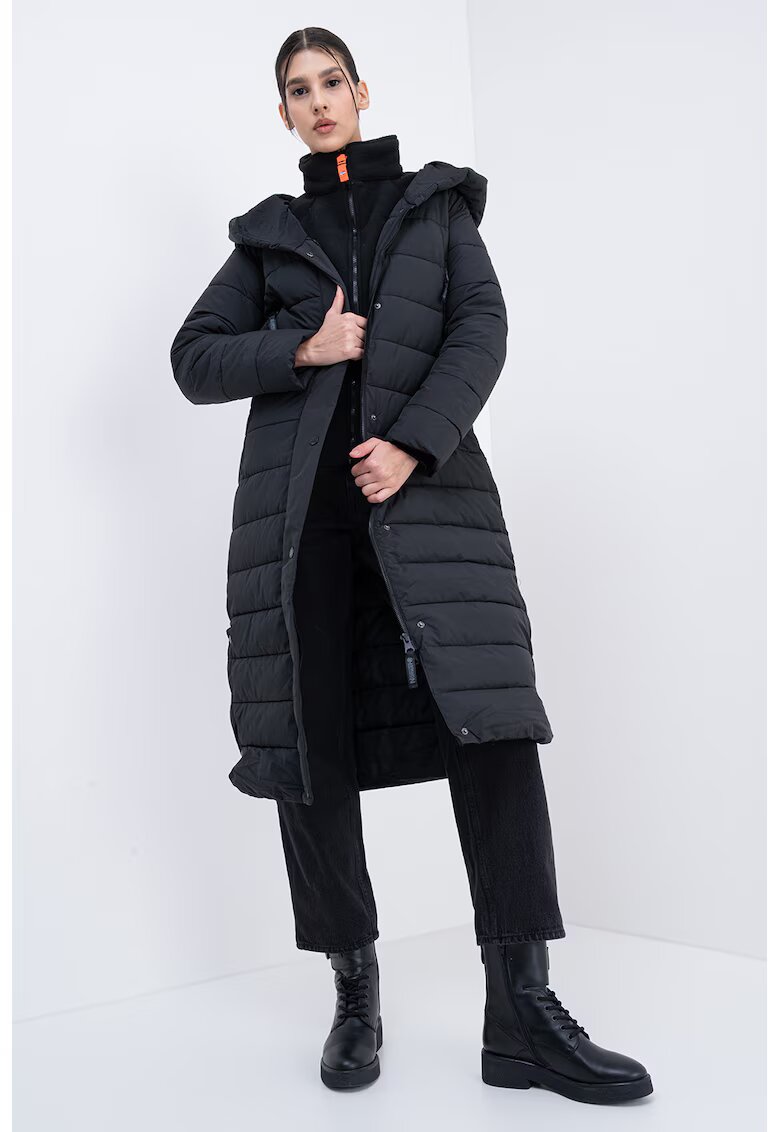 Geographical Norway Подплатено зимно яке Constance - Черен