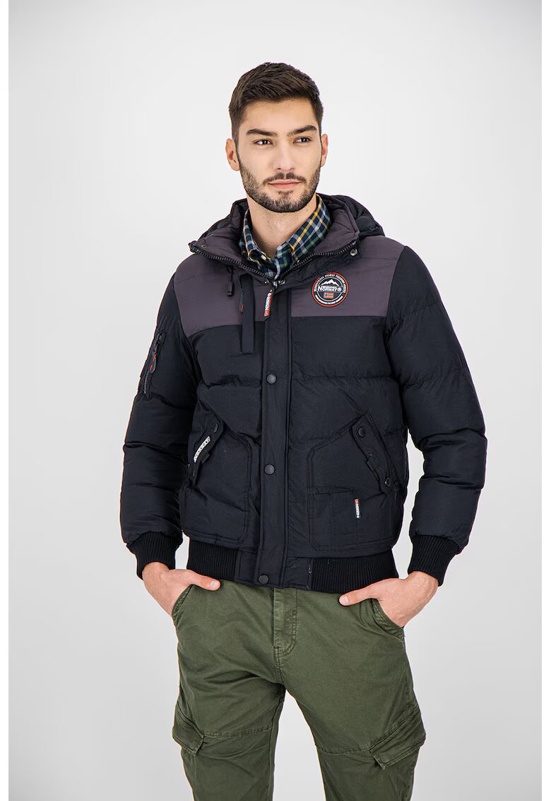 Geographical Norway Подплатено зимно яке Volva с отделяща се качулка