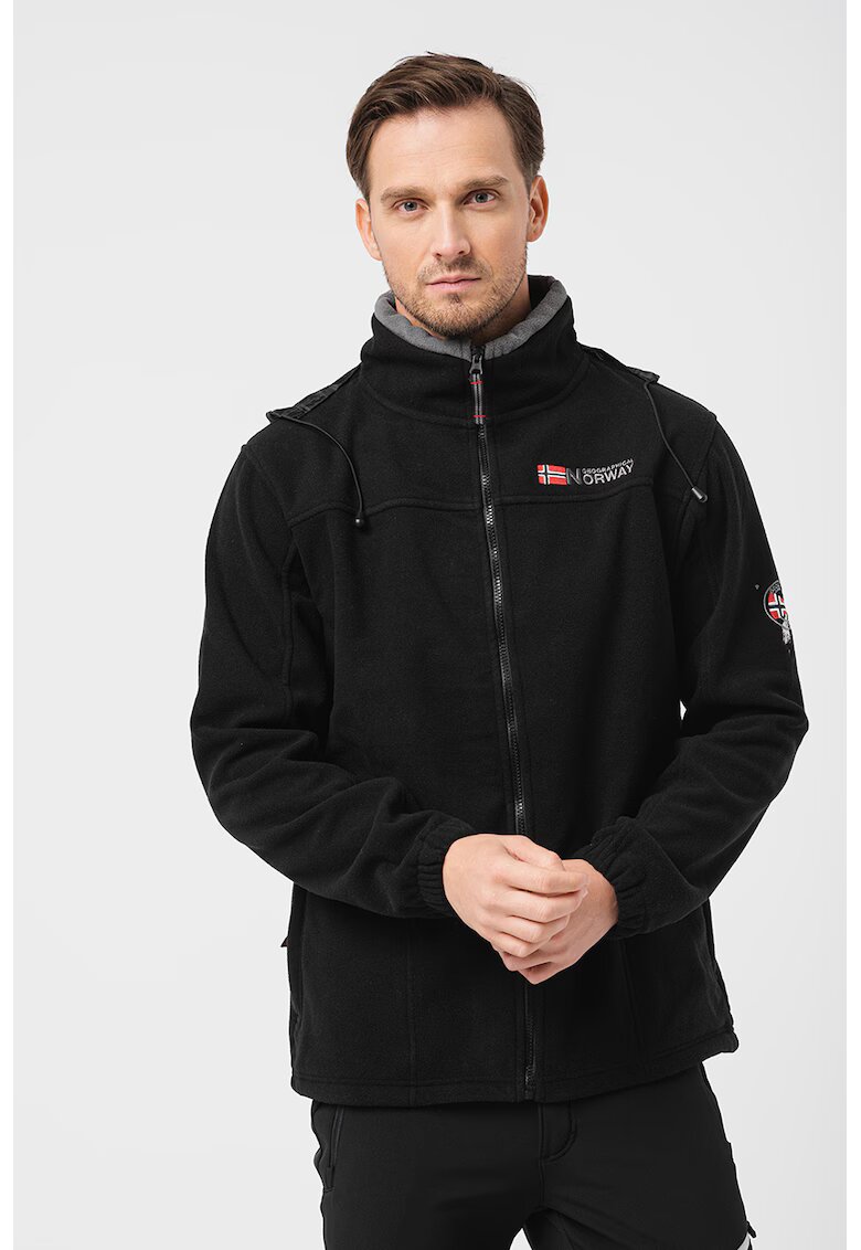 Geographical Norway Поларено яке Tamazonie с бродирано лого - Черен