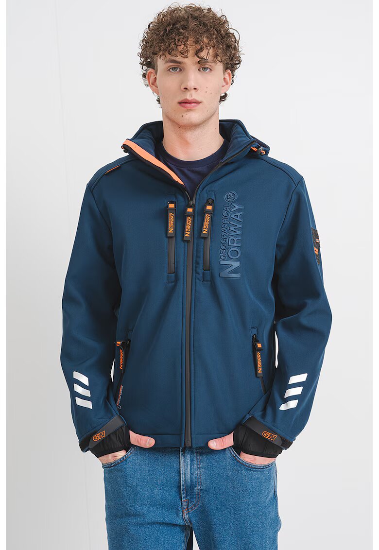 Geographical Norway Яке Richywood с джобове - Оранжев/Тъмносин