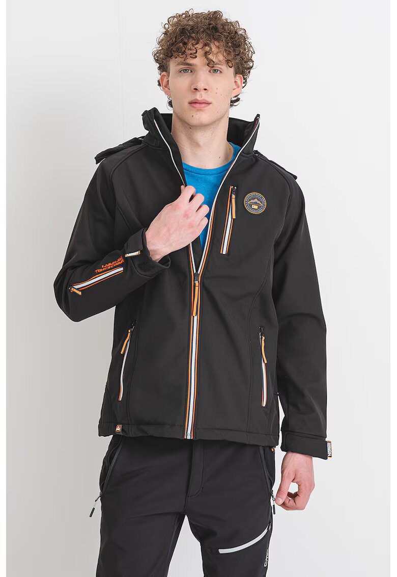Geographical Norway Яке Tabim с отделяща се качулка - Черен