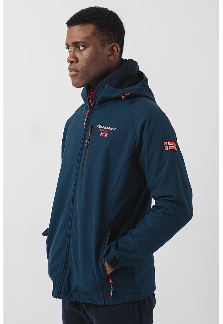 Geographical Norway Яке Takito с лого - Петролно синьо