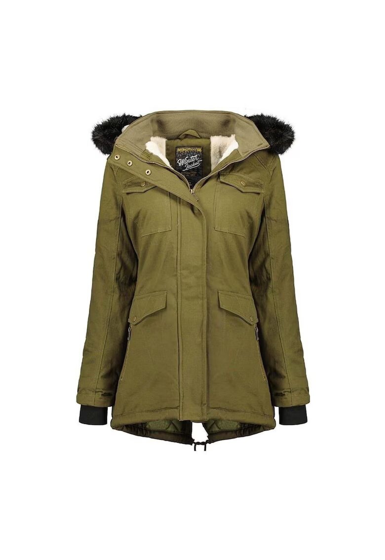 Geographical Norway Яке за момичета Celeste - памук - каки