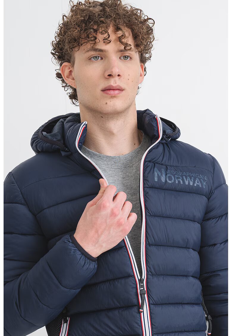 Geographical Norway Зимно яке Bikash с качулка - Тъмносин