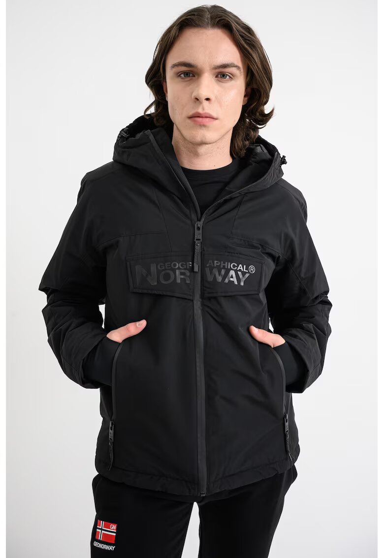 Geographical Norway Зимно яке Buldozer с цепки за палеца - Черен