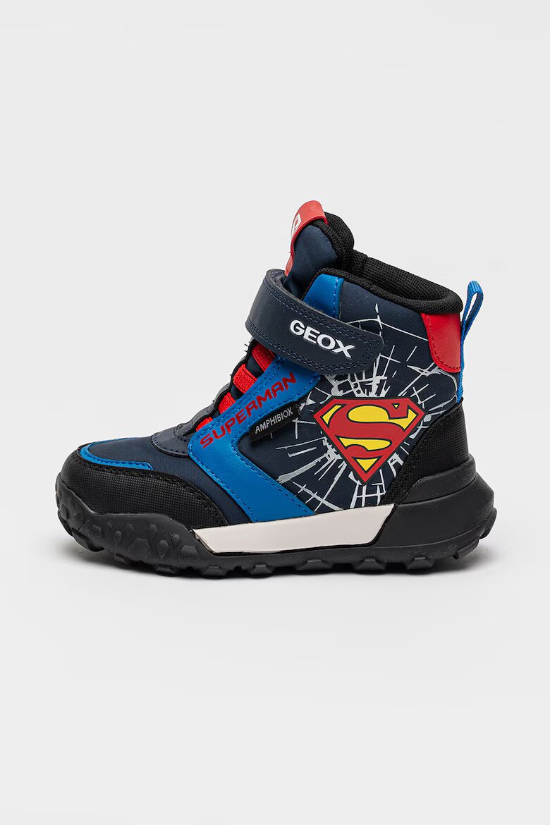 Geox Боти с велкро и шарка на Superman Червен/Тъмносин
