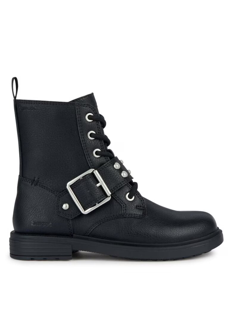 Geox Ботуши 302499298 - Текстил - Черни