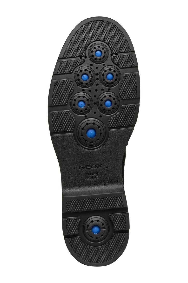 Geox Кожени мокасини Черен