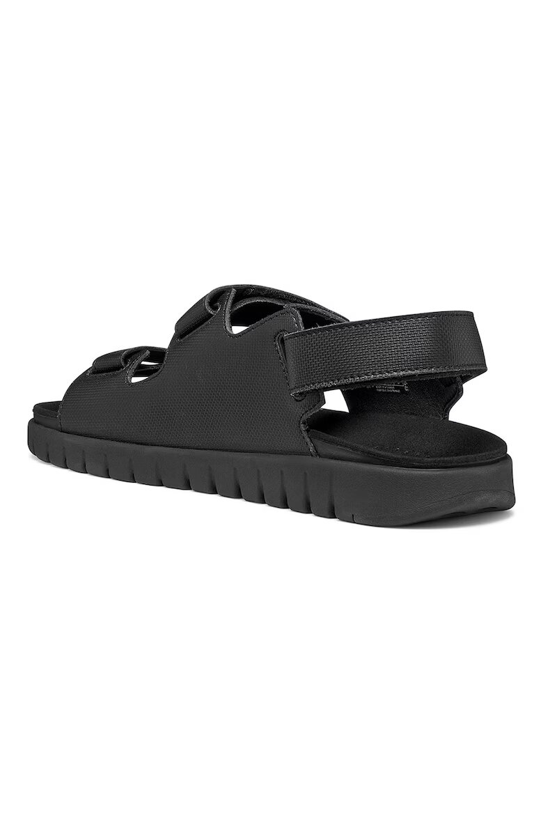 Geox Кожени сандали Normcore Черен