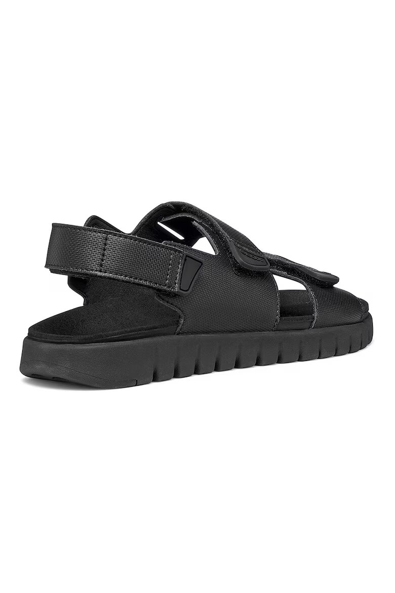 Geox Кожени сандали Normcore Черен