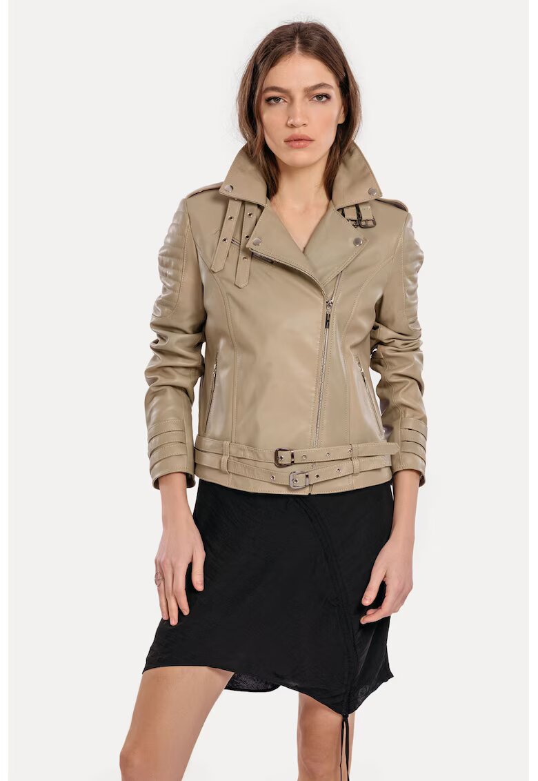 Gerali Tailoring Дамско яке от естествена кожа модел Neo Biker