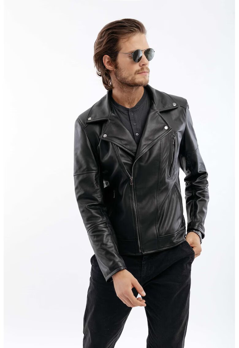 Gerali Tailoring Яке от естествена кожа Gerali Мъжки модел Biker