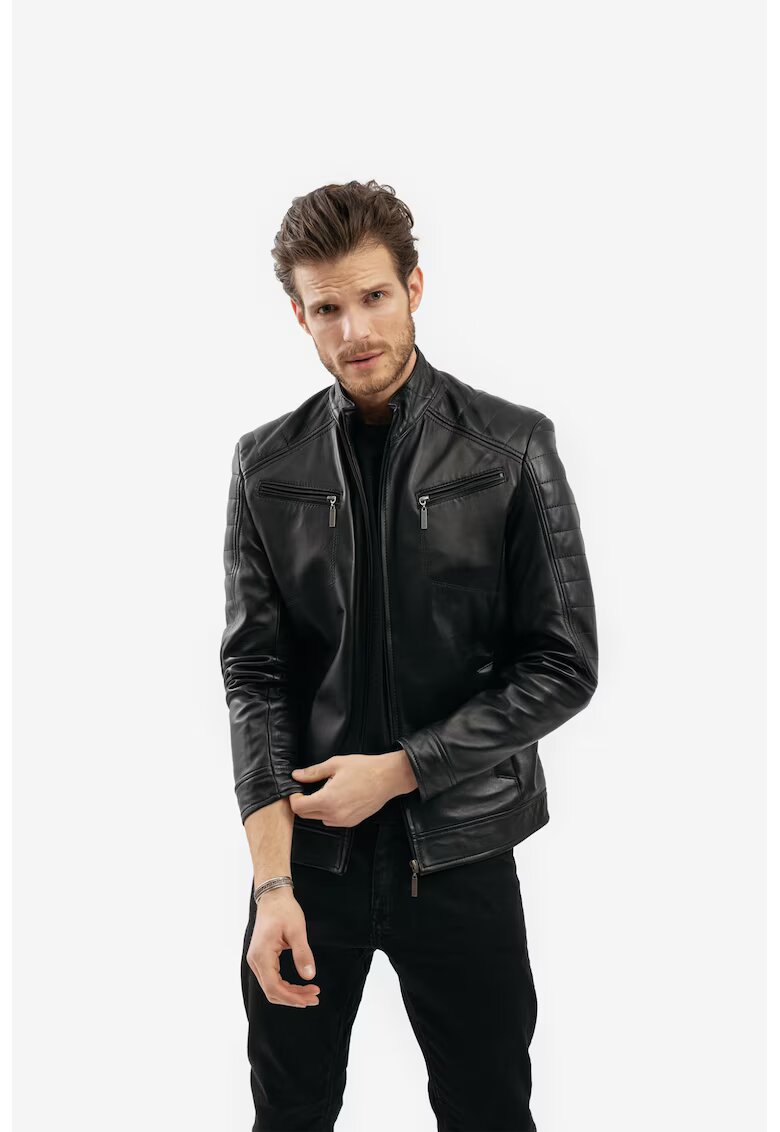 Gerali Tailoring Яке от естествена кожа модел Dinu 50