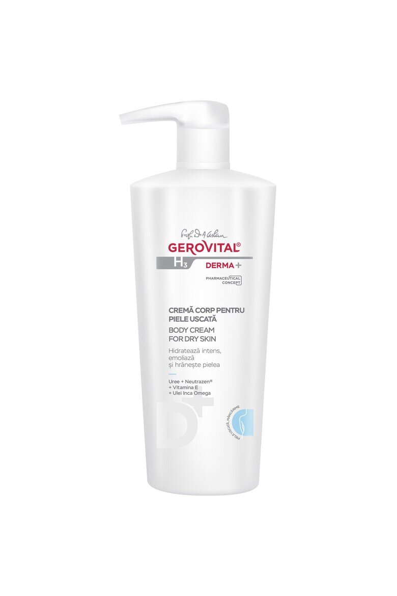 Gerovital H3 Prof. Dr. An... Крем за тяло Gerovital H3 Derma+ За суха кожа 500 мл