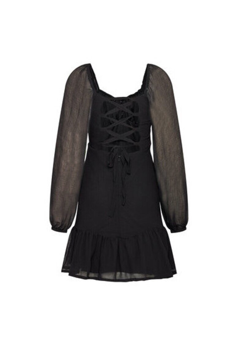 Gina Tricot Дамска рокля - Джина Трико - 302147304 - Рециклиран полиестер - 48 EU - Черна