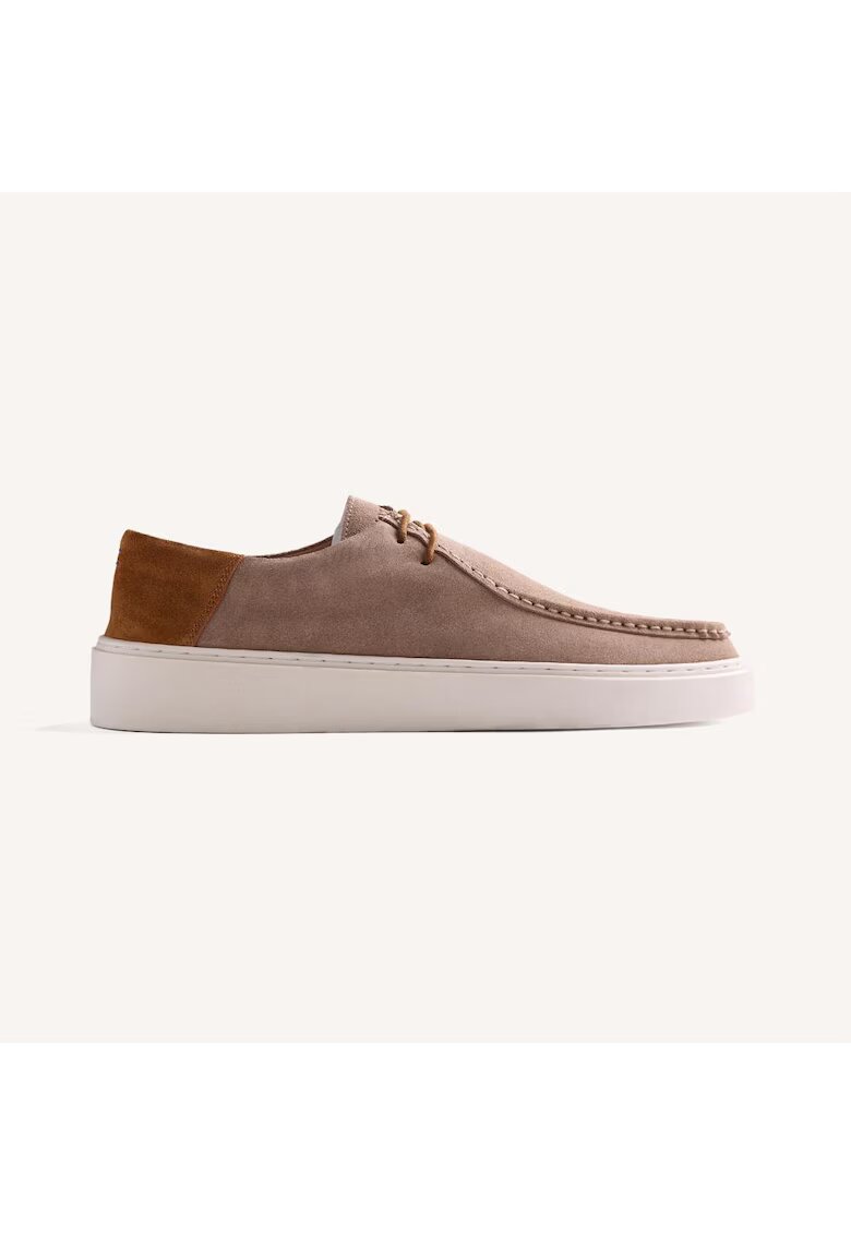 Gioseppo Велурени мокасини с връзки Wallabee -
