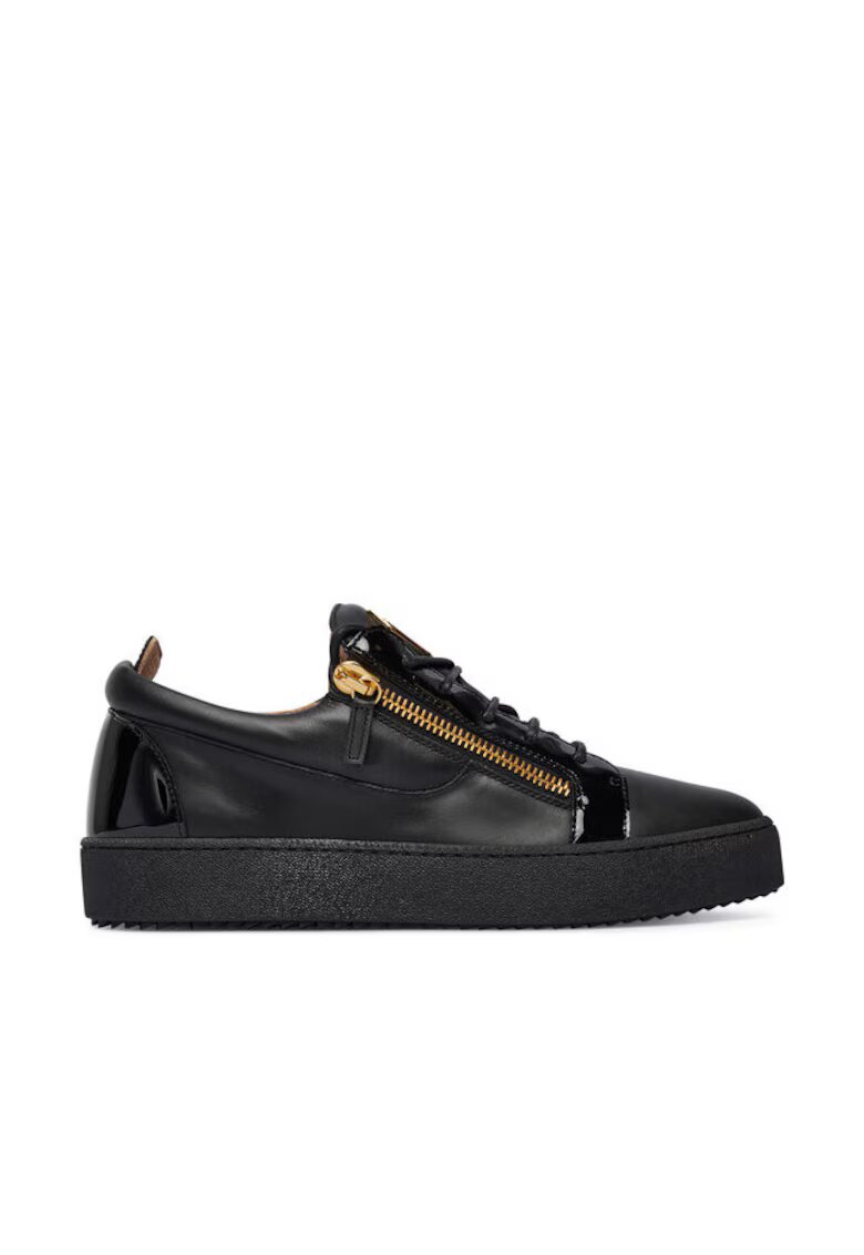 Giuseppe Zanotti Мъжки кецове естествена кожа - черни - RU50000/003