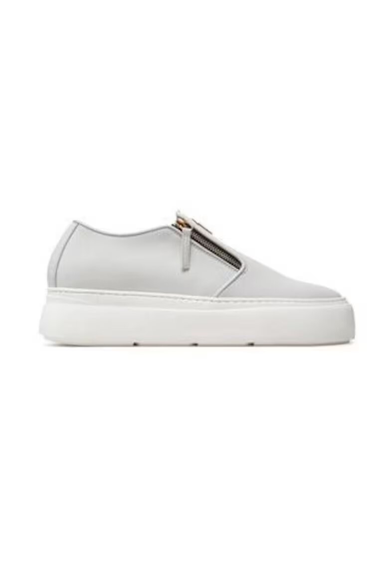 Giuseppe Zanotti Мъжки маратонки 303641542 - Естествена кожа - Сив - Сив