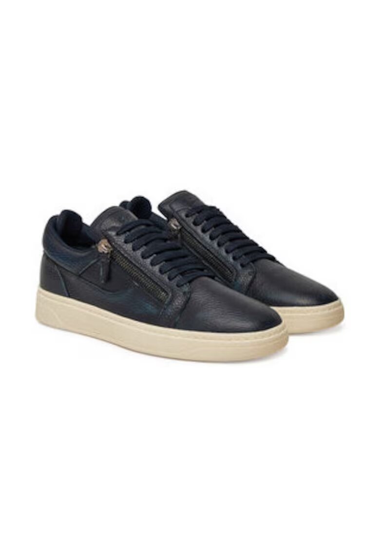 Giuseppe Zanotti Мъжки маратонки - 305490247 - естествена кожа - тъмносин
