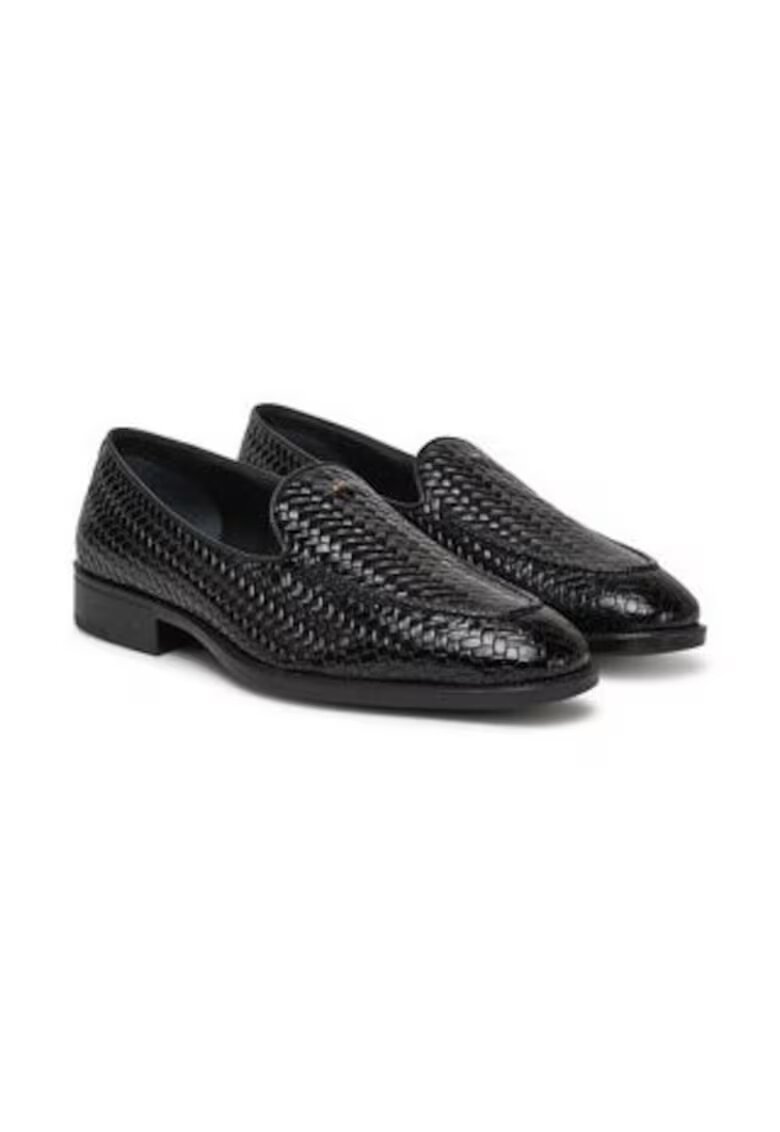 Giuseppe Zanotti Мъжки мокасини - естествена кожа - черен