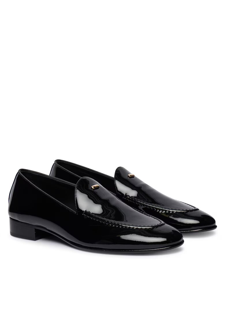 Giuseppe Zanotti Мъжки мокасини - естествена кожа - черни