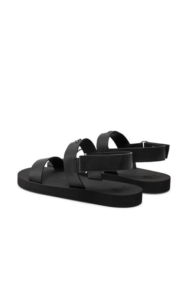 Giuseppe Zanotti Мъжки сандали 303642365 Естествена кожа Черни Черен