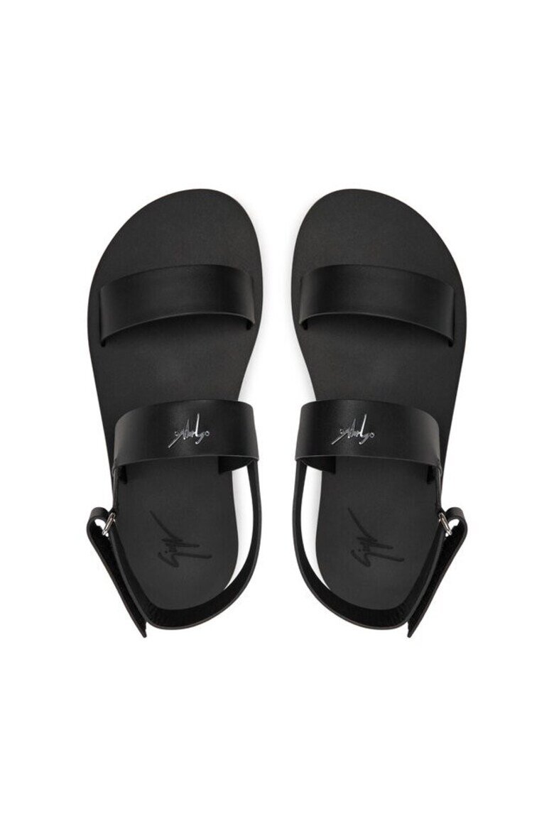 Giuseppe Zanotti Мъжки сандали 303642365 Естествена кожа Черни Черен