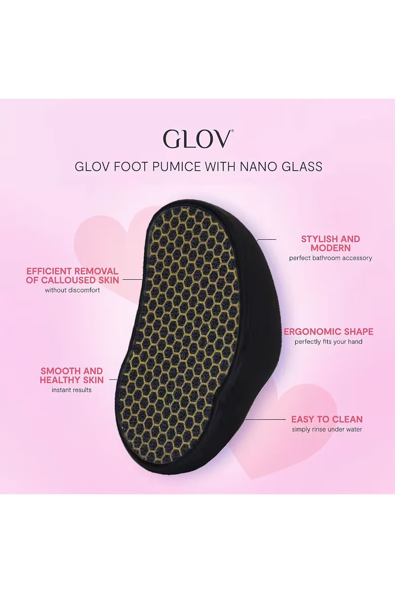 GLOV Пила за пети Nano Glass черна