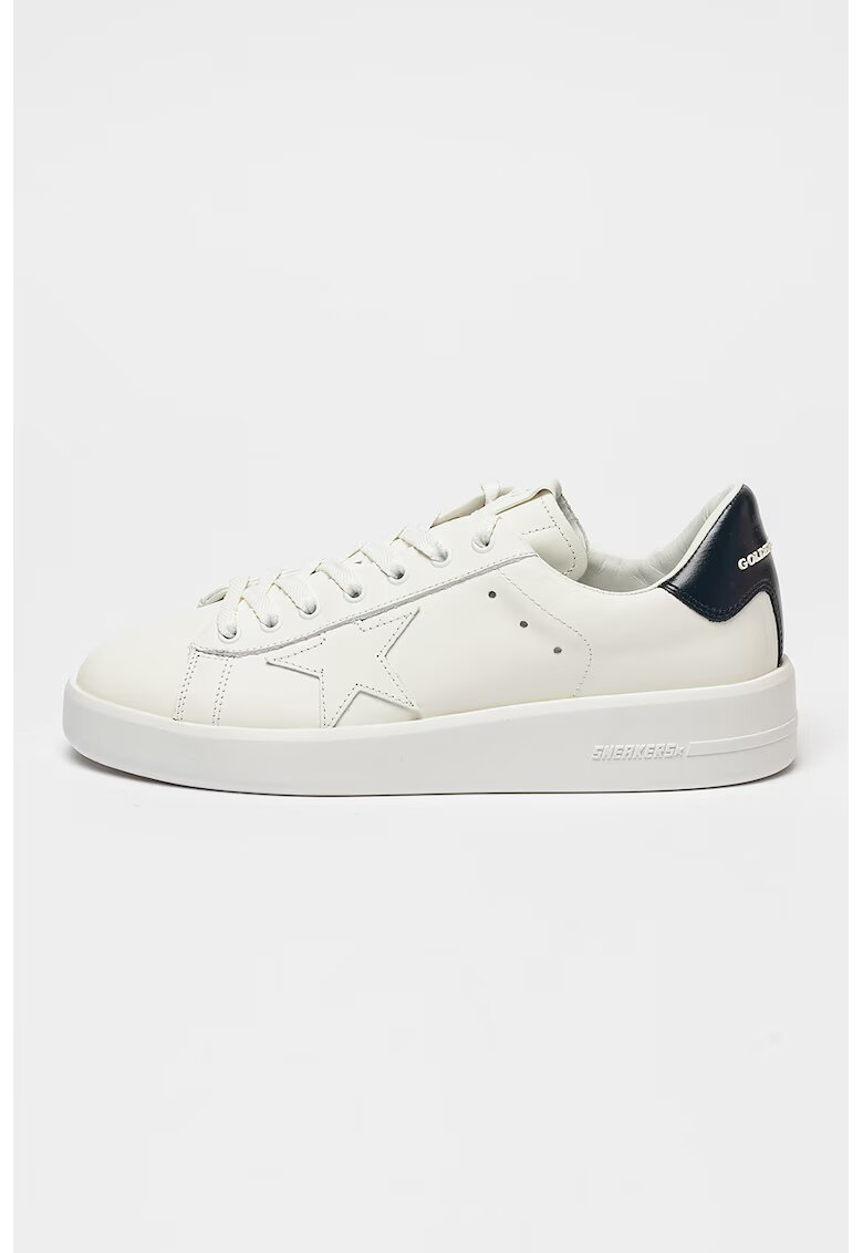GOLDEN GOOSE Кожени спортни обувки Pure New - Ултрамарин синьо/Бял
