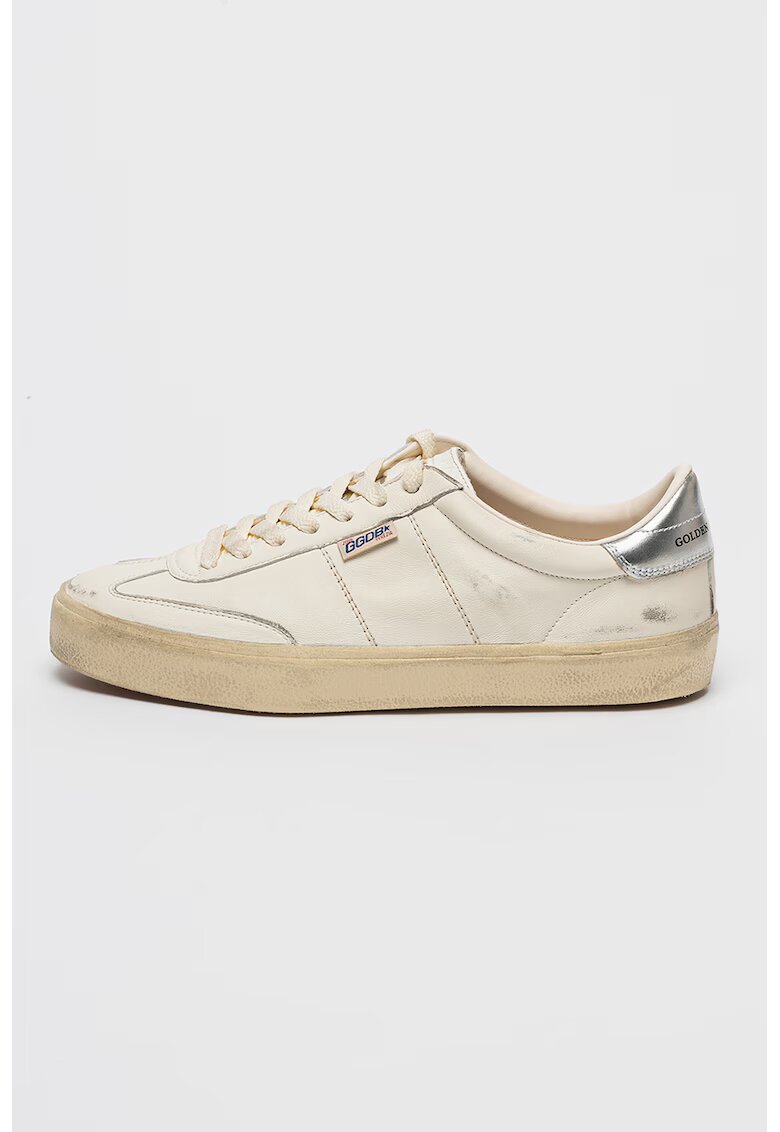 GOLDEN GOOSE Кожени спортни обувки Soul Star със захабен ефект