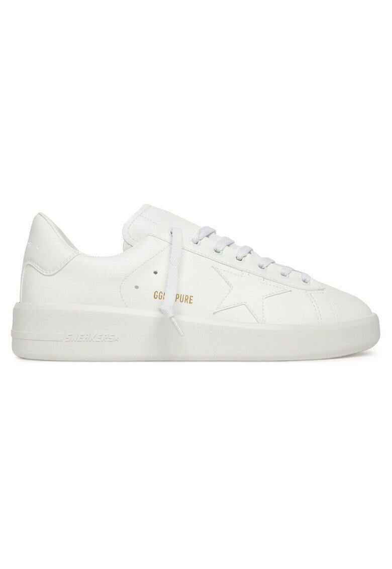 GOLDEN GOOSE Мъжки кецове бели - екологична кожа - модел Optic White Pure New GMF00197.F0 -