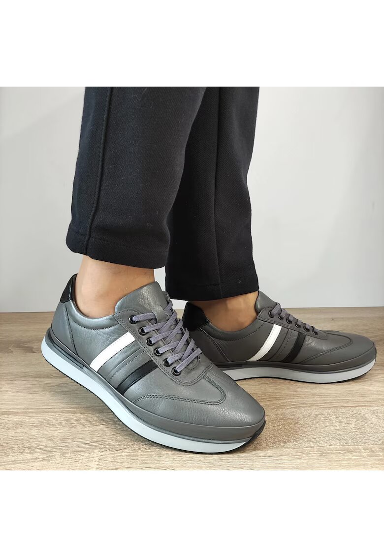 GORETTI Ежедневни мъжки обувки B67-2101 Grey - Сиви