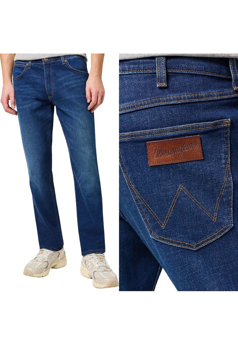 Greensboro Мъжки дънки Wrangler 803 - Права кройка - Тъмносини - W48 L34