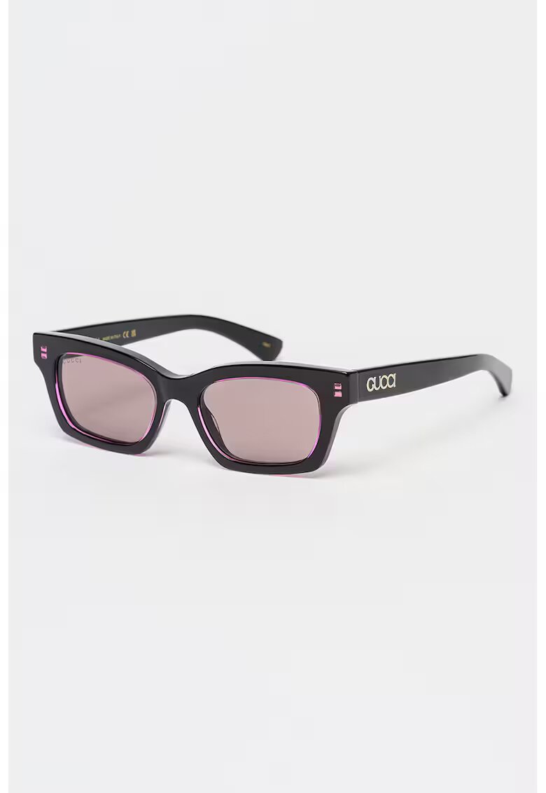 Gucci Слънчеви очила Cat-Eye с плътен цвят