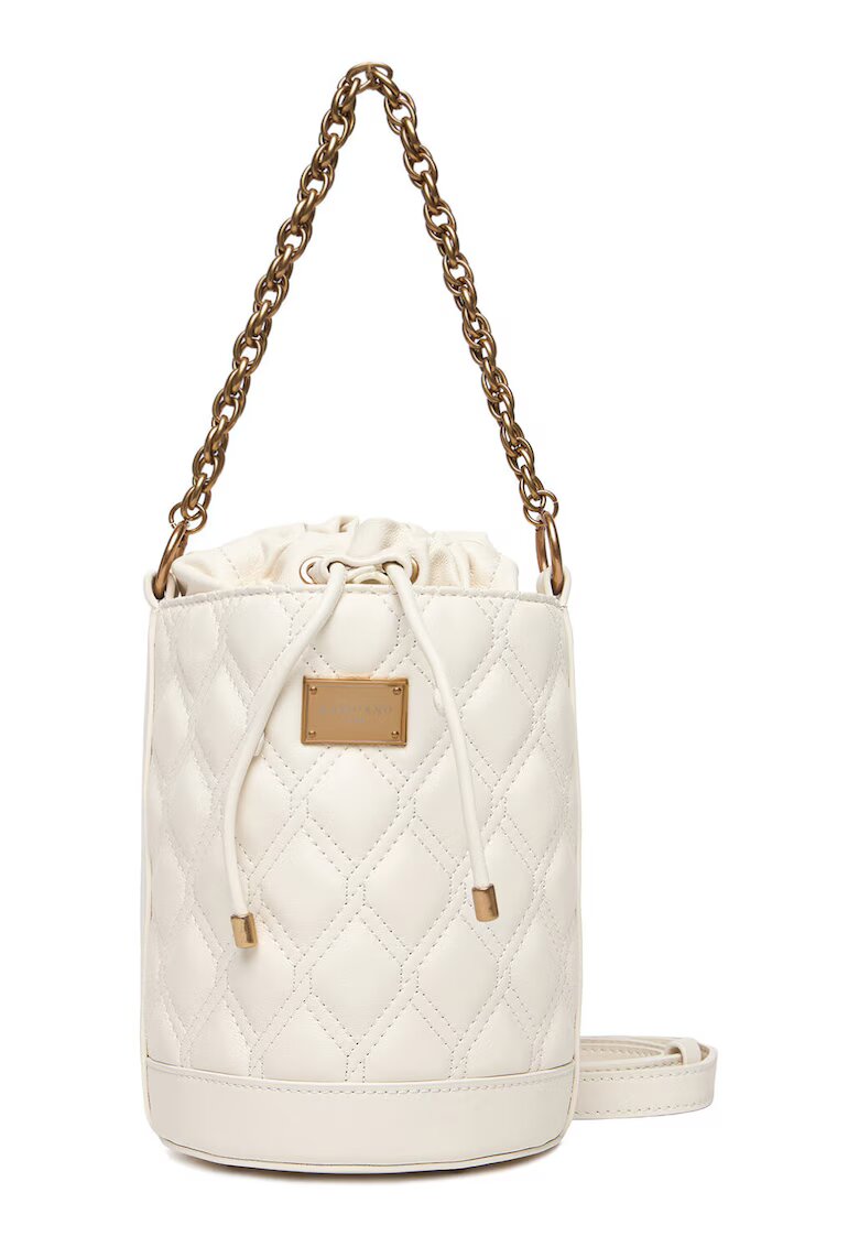 GUESS BY MARCIANO Дамска чанта - Marciano Guess - бежова - естествена кожа - One Size INTL