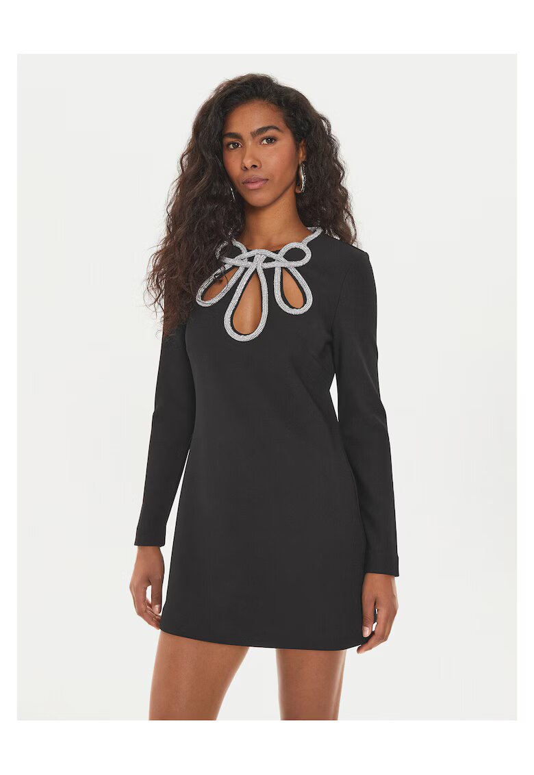 GUESS BY MARCIANO Дамска коктейлна рокля Marciano Guess - черна