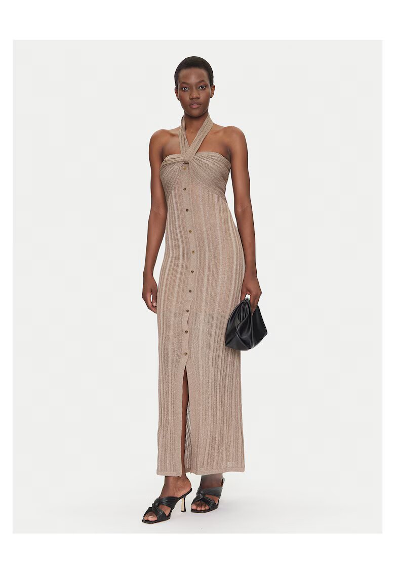 GUESS BY MARCIANO Дамска плетена рокля Marciano Guess - бежова
