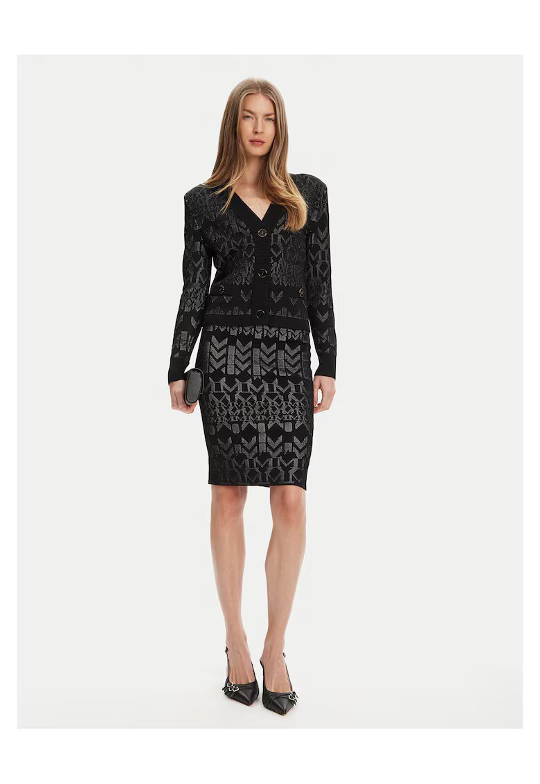 GUESS BY MARCIANO Дамска пола молив черна - изработена от качествен материал