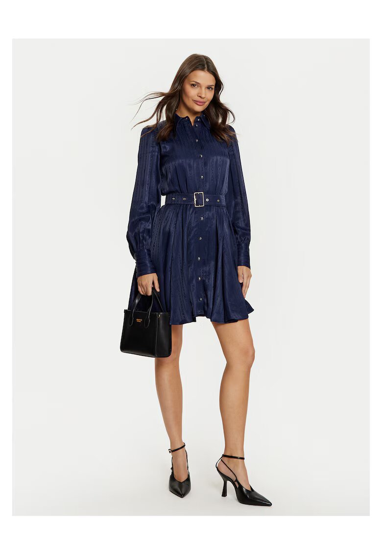 GUESS BY MARCIANO Дамска рокля Marciano Guess - тъмносиня