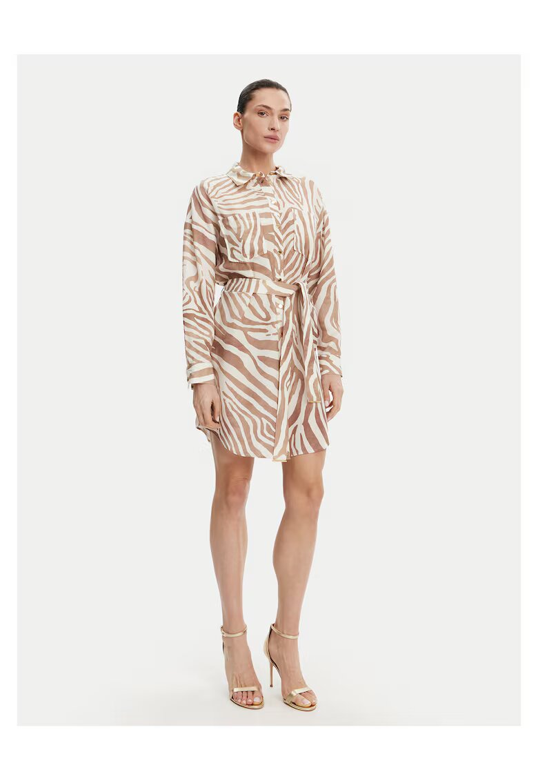 GUESS BY MARCIANO Дамска рокля риза бежова